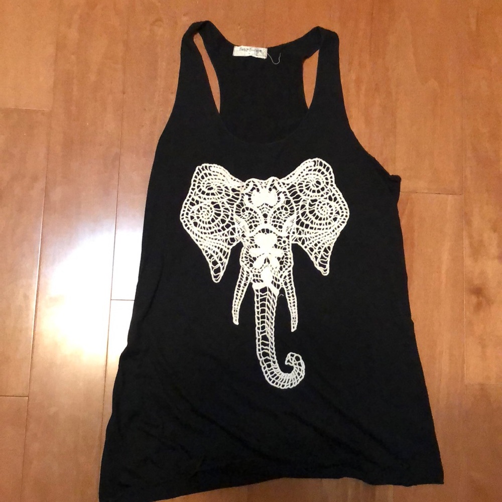 Crochet elephant tank